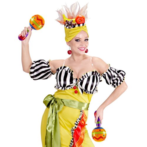 opblaasbare sambaballen met geluid, 20cm