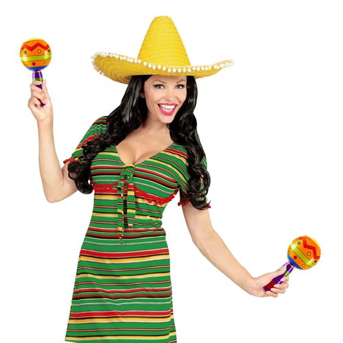 opblaasbare sambaballen met geluid, 20cm