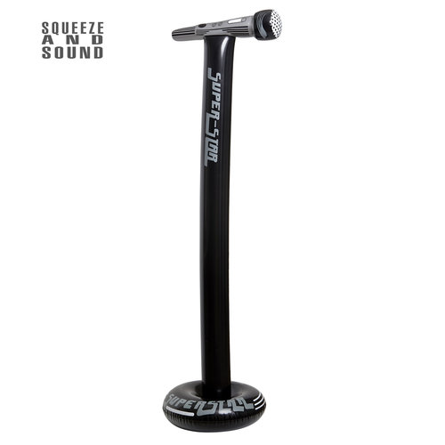 opblaasbare microfoon met standaard, 116cm