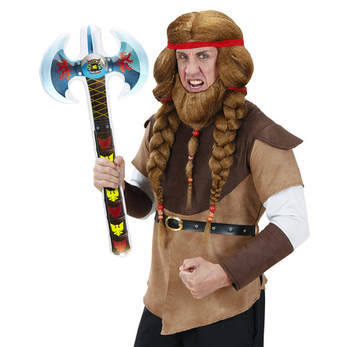 oblaasbare bijl 2-zijdig, 70cm