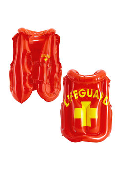 opblaasbaar vest, strandmeester