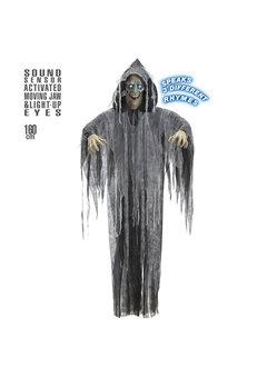 pratende zombie met beweegbare kaak en lichtg. ogen