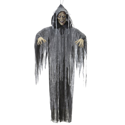 pratende zombie met beweegbare kaak en lichtg. ogen