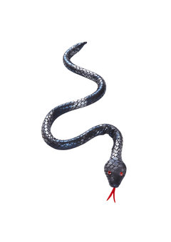 buigbare zilveren slang, 80cm