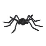 animatie zwarte spin met bewegende poten en licht