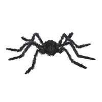 animatie zwarte spin met bewegende poten en licht