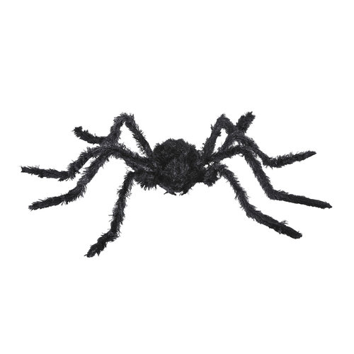 animatie zwarte spin met bewegende poten en licht