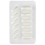 nagels, iriserend wit