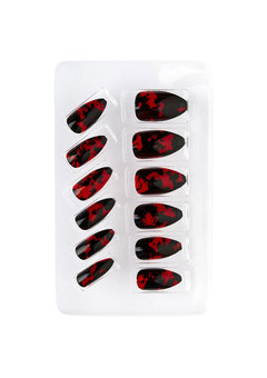 nagels, stiletto bloed