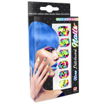 nagels, lapwerk neon