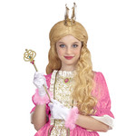 handschoenen satijn kind marabou