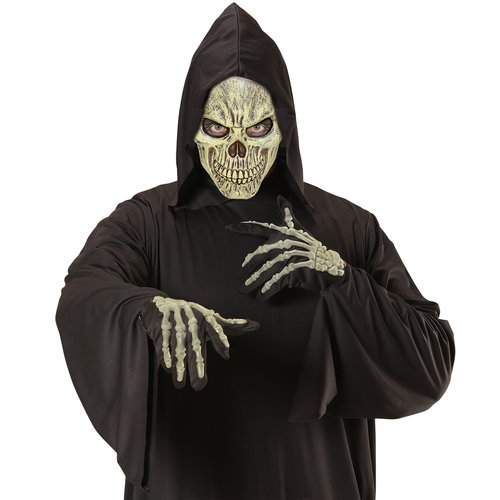 halfgezicht masker schedel