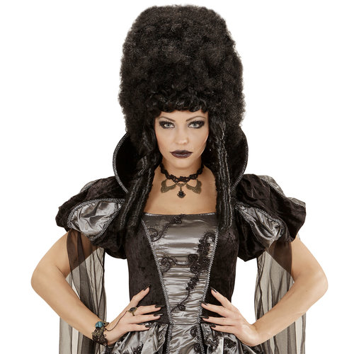 nekband gothic strass met rozen