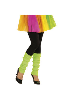 beenwarmers neon groen