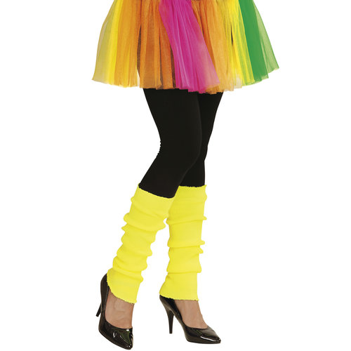 beenwarmers neon geel