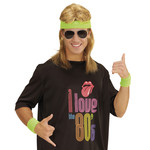 zweetband set, neon groen