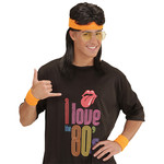 zweetband set, neon oranje