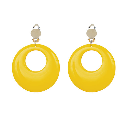 oorringen neon geel