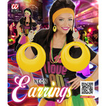 oorringen neon geel
