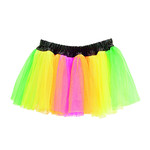 tutu meerkleurig neon