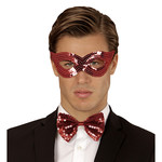 oogmasker pailletten, rood