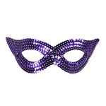 oogmasker pailletten, paars