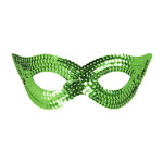 oogmasker pailletten, groen