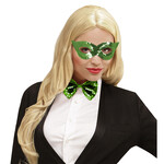 oogmasker pailletten, groen