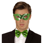 oogmasker pailletten, groen