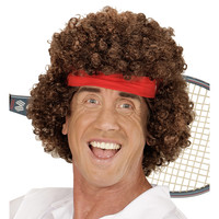 pruik, tennis speler