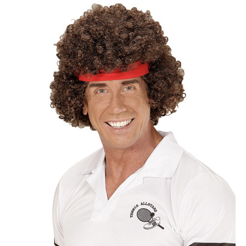 pruik, tennis speler