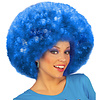 pruik, jimmy extra krul, blauw