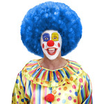 pruik, jimmy extra krul, blauw