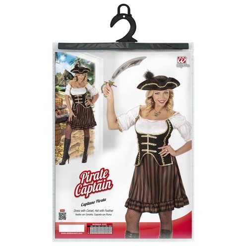 vrouwelijke piraten kapitein xxl