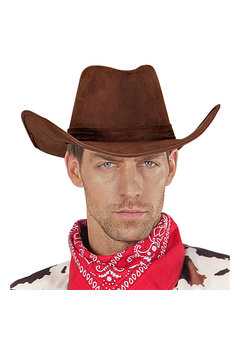 cowboyhoed suede, bruin
