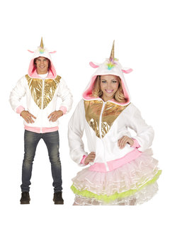 hoodie, eenhoorn s/m