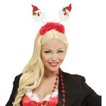 bopper kerstman met boa en klatergoud