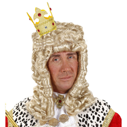 hoofdband met mini kroon goud