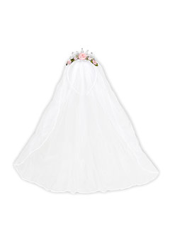 tiara met bruidssluier