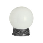 glazen bol met licht en caleidoscoop