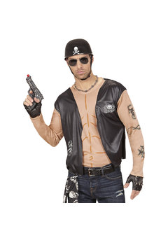 verkleedset biker 164