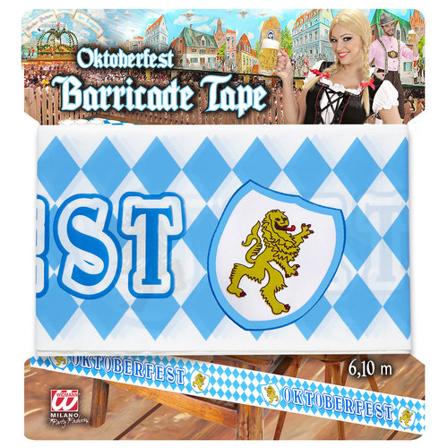afzetlint oktoberfest - 6.10mtr