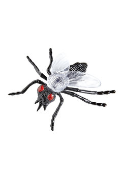 set van 6 vliergen, 5,5cm