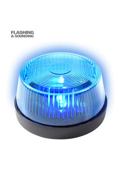 zwaailicht met sirene, blauw