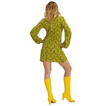 groovy 70's damesjurk, behang s