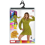 groovy 70's damesjurk, behang s