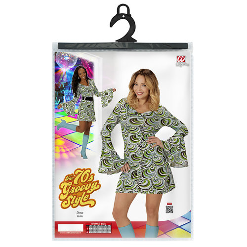 groovy 70's damesjurk, golven s