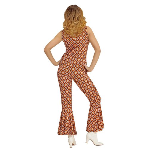 groovy 70's dames jumpsuit, ruit s