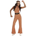 groovy 70's dames jumpsuit, ruit s