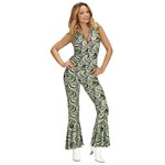 groovy 70's dames jumpsuit, golven s